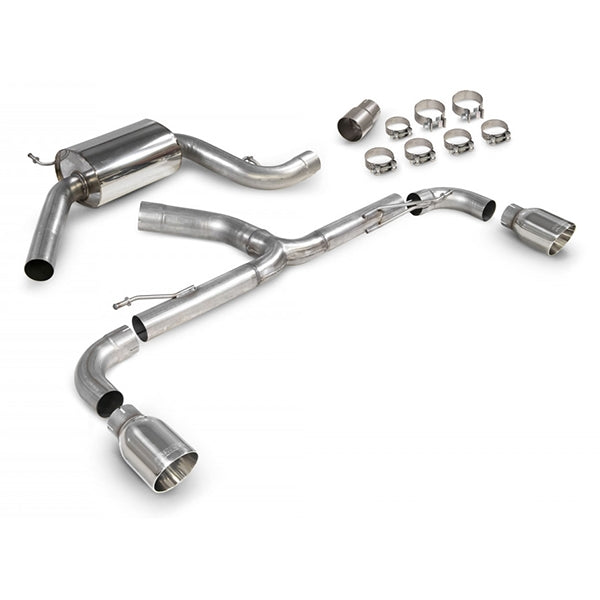 Scorpion Resonated Predator Cat-Back System - VW MK6 Golf GTI - Daytona