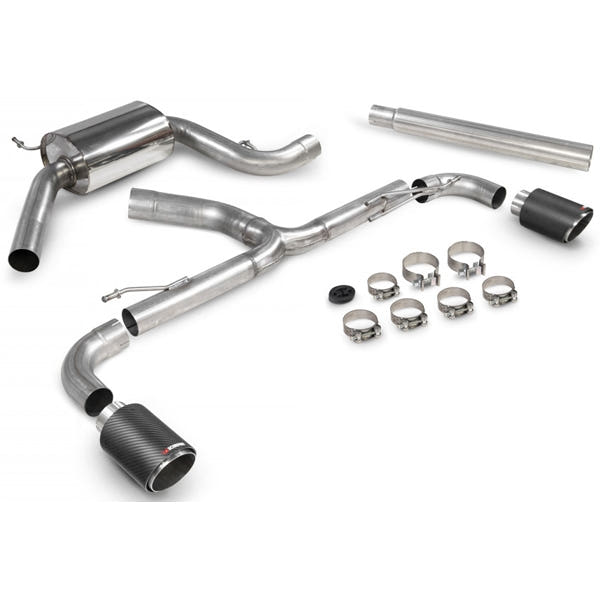 Scorpion Resonated Predator Cat-Back System - VW Scirocco R – produktbillede 2