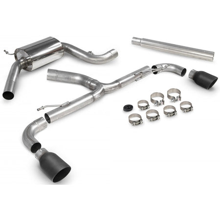 Scorpion Resonated Predator Cat-Back System - VW Scirocco R - Daytona Ceramic