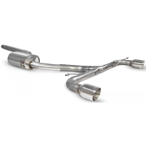 Scorpion Resonated Predator Cat-Back System - VW Scirocco R - Daytona