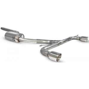 Scorpion Resonated Predator Cat-Back System - VW Scirocco R - Daytona