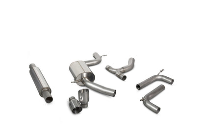 Scorpion cat-back udstødning til VW Golf MK7.5 1.5 TSI – resoneret, set ovenfra