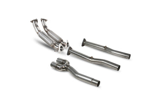 Scorpion de-cat-sektion til VW MK5 Golf R32, set ovenfra