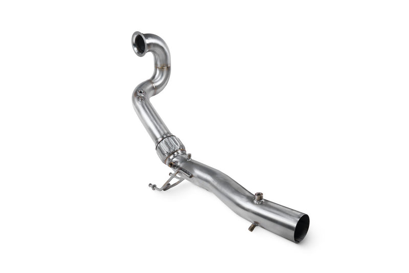 Scorpion de-cat downpipe til Volkswagen Polo GTI AW, set skråt bagfra