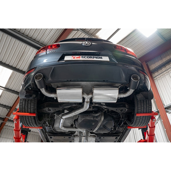 Scorpion Non-Resonated Cat-Back System - VW MK6 Golf GTI - Ascari