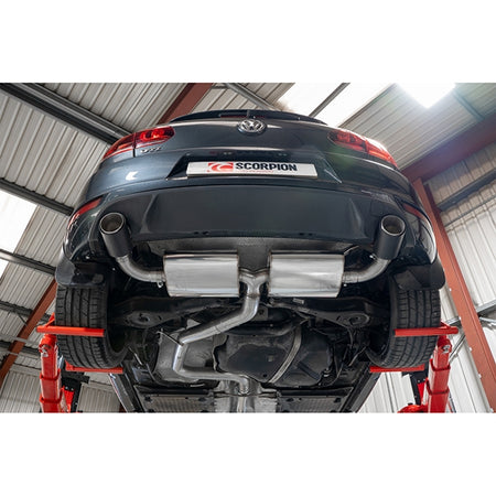 Scorpion Non-Resonated Cat-Back System - VW MK6 Golf GTI - Ascari