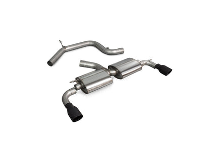 Scorpion cat-back udstødning til VW MK6 Golf GTI – ikke-resoneret, Daytona Ceramic, kit_top
