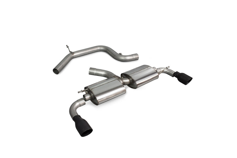 Scorpion cat-back udstødning til VW MK6 Golf GTI – ikke-resoneret, Daytona Ceramic, kit_top