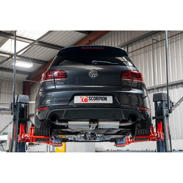 Scorpion Non-Resonated Cat-Back System - VW MK6 Golf GTI - Daytona Ceramic