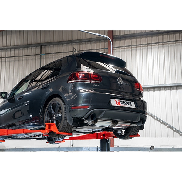 Scorpion Non-Resonated Cat-Back System - VW MK6 Golf GTI - Daytona Ceramic