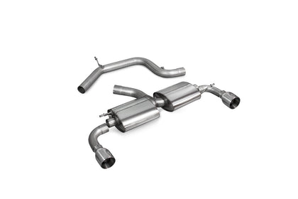 Scorpion cat-back udstødning til VW MK6 Golf GTI – ikke-resoneret, Daytona, kit_top