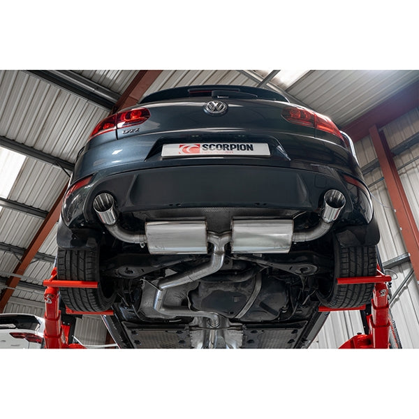 Scorpion Non-Resonated Cat-Back System - VW MK6 Golf GTI - Daytona