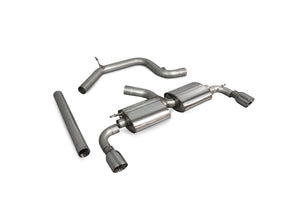 Scorpion cat-back udstødning til VW Scirocco R – ikke-resoneret, Daytona, kit_top