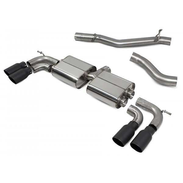 Scorpion Non-Resonated Cat-Back System With Electronic No Valves - VW MK7 Golf R (Pre Facelift) - Daytona Ceramic