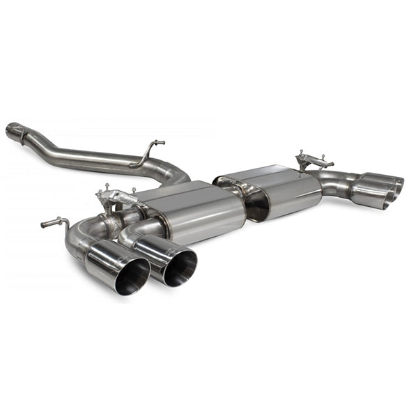 Scorpion Non-Resonated Cat-Back System With Electronic Valves - VW MK7 Golf R (Pre Facelift) - Daytona