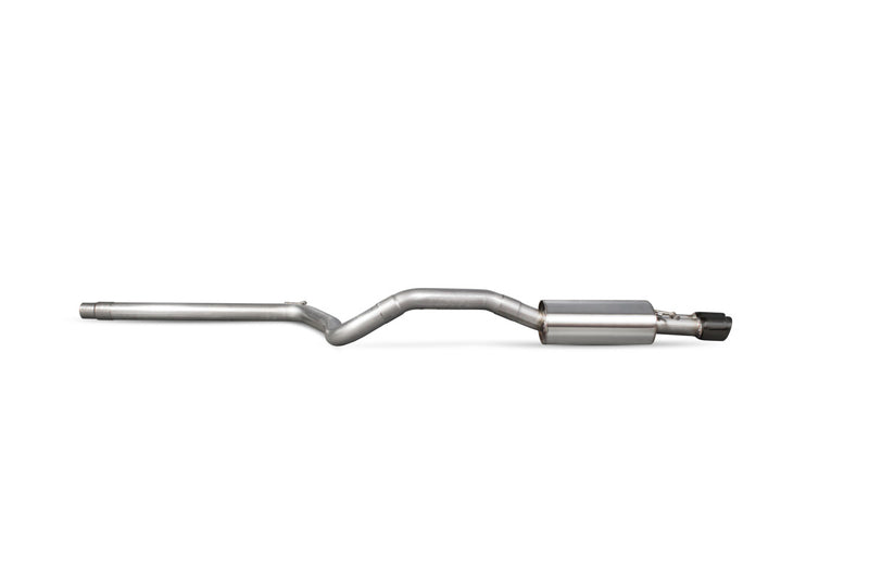 Scorpion cat-back udstødning til VW Polo GTI – ikke-resoneret, Daytona Ceramic, set fra siden
