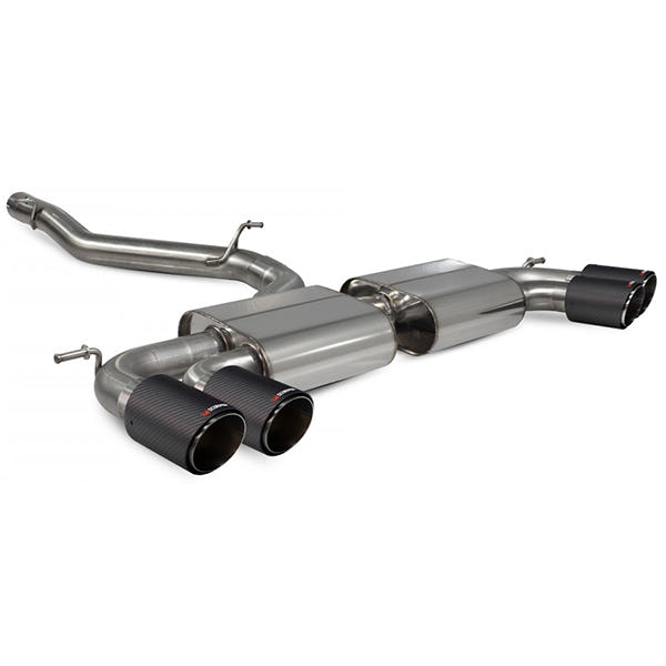 Scorpion Non-Resonated Cat/GPF Back System Non Valved - VW MK7.5 Golf R - Ascari