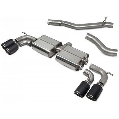 Scorpion Non-Resonated Cat/GPF Back System Non Valved - VW MK7.5 Golf R - Ascari