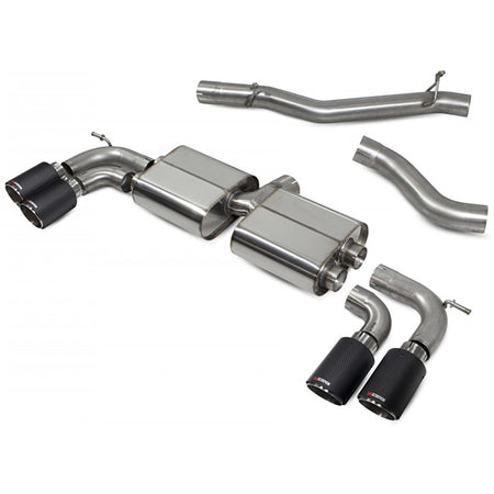 Scorpion Non-Resonated Cat/GPF Back System Non Valved - VW MK7.5 Golf R - Ascari