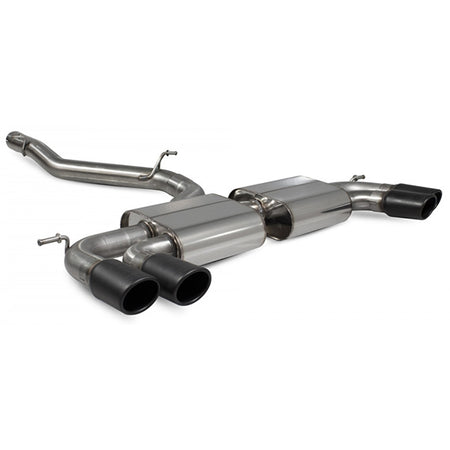 Scorpion Non-Resonated Cat/GPF Back System Non Valved - VW MK7.5 Golf R - Monaco Ceramic