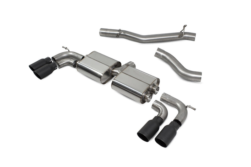 Scorpion GPF-back udstødning til VW MK7.5 Golf R – ikke-resoneret, Daytona Ceramic, kit_top