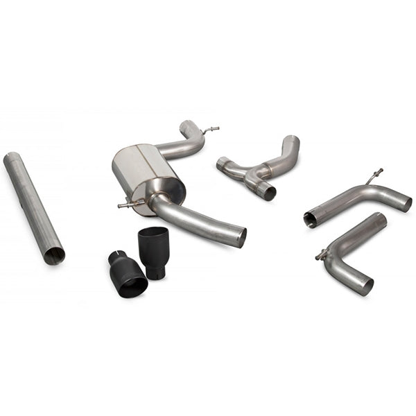 Scorpion Non-Resonated Cat-Back System - VW MK7.5 Golf GTI (Non-GPF Model) - Daytona Ceramic