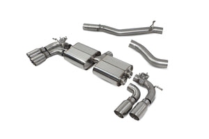 Scorpion GPF-back udstødning til VW MK8 Golf R med ventiler, Daytona, kit_top