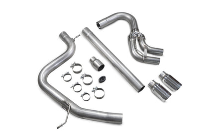 Scorpion cat-back udstødning til VW Golf MK7 GTD – ikke-resoneret, Daytona, kit_top