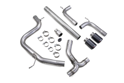 Scorpion cat-back udstødning til VW Golf MK7 GTD – ikke-resoneret, Ascari (Twin), kit_top