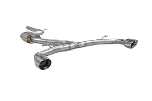 Scorpion GPF-back udstødning til VW MK8 Golf GTI Clubsport, Daytona, set skråt bagfra