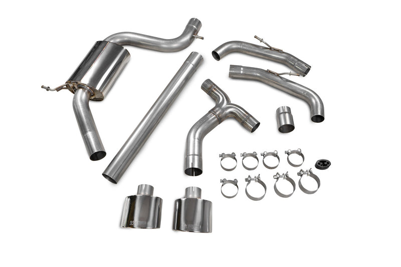 Scorpion GPF-back udstødning til VW MK8 Golf GTI Clubsport, EVO, kit_top