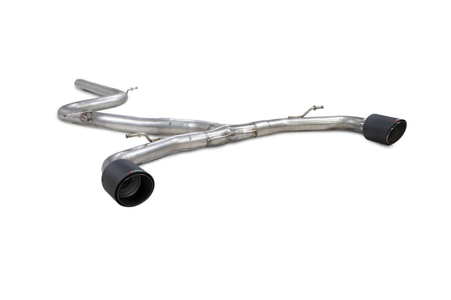 Scorpion GPF-back udstødning til VW MK8 Golf GTI Clubsport, Ascari, set skråt bagfra