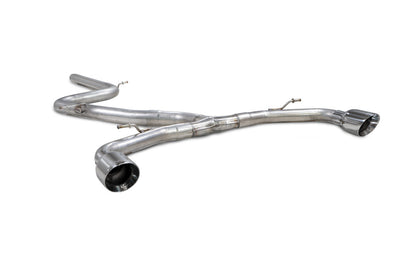 Scorpion GPF-back udstødning til VW MK8 Golf GTI Clubsport, Daytona, set skråt bagfra