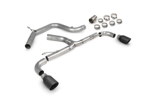 Scorpion cat-back udstødning til VW MK6 Golf GTI – ikke-resoneret, Daytona Ceramic, kit_top