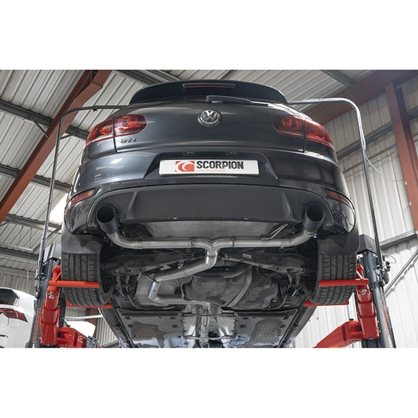Scorpion Non-Resonated Predator Cat-Back System - VW MK6 Golf GTI - Daytona Ceramic