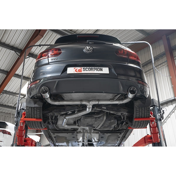 Scorpion Non-Resonated Predator Cat-Back System - VW MK6 Golf GTI - Daytona