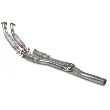Scorpion Twin High Flow Sports Catalyst - VW MK5 Golf R32
