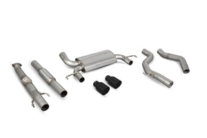 Scorpion cat-back udstødning til Opel Corsa E VXR – resoneret, Daytona Ceramic, kit_top