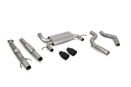 Scorpion cat-back udstødning til Opel Corsa E VXR – resoneret, Daytona Ceramic, kit_top