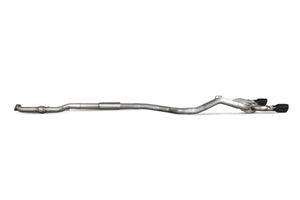 Scorpion cat-back udstødning til Opel Corsa E VXR – resoneret, Daytona Ceramic, set fra siden