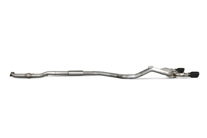 Scorpion cat-back udstødning til Opel Corsa E VXR – resoneret, Daytona Ceramic, set fra siden