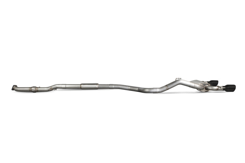 Scorpion cat-back udstødning til Opel Corsa E VXR – resoneret, Daytona Ceramic, set fra siden