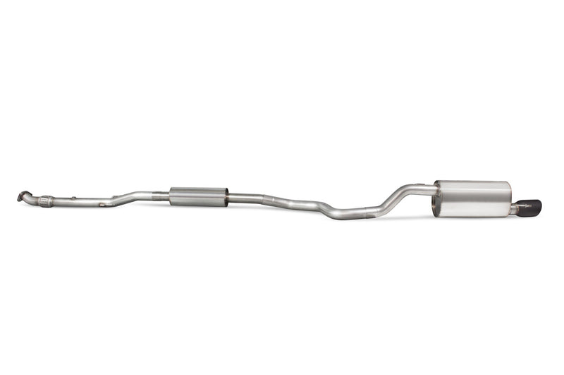Scorpion cat-back udstødning til Opel Corsa E 1.0T NON GPF Model, Daytona Ceramic, set fra siden