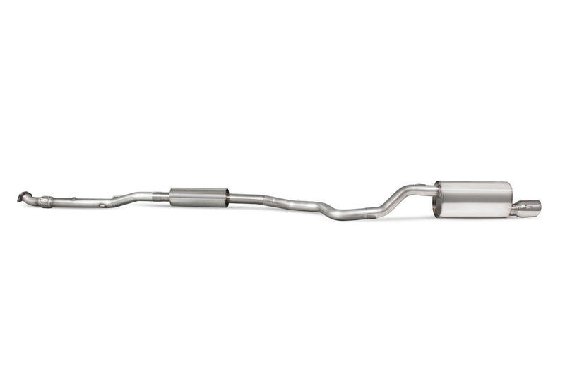 Scorpion cat-back udstødning til Opel Corsa E 1.4 (Non Turbo), Daytona, set fra siden