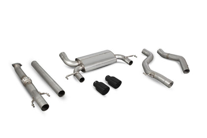 Scorpion cat-back udstødning til Opel Corsa E VXR – ikke-resoneret, Daytona Ceramic, kit_top