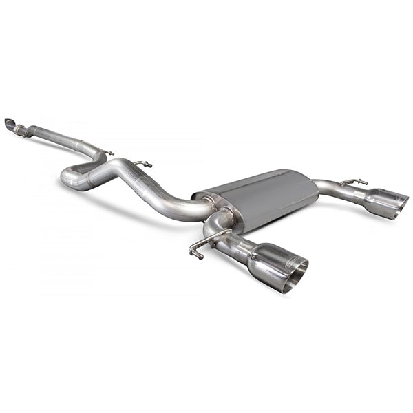 Scorpion Non-Resonated Cat-Back System - Opel Corsa E VXR - Daytona (Twin)