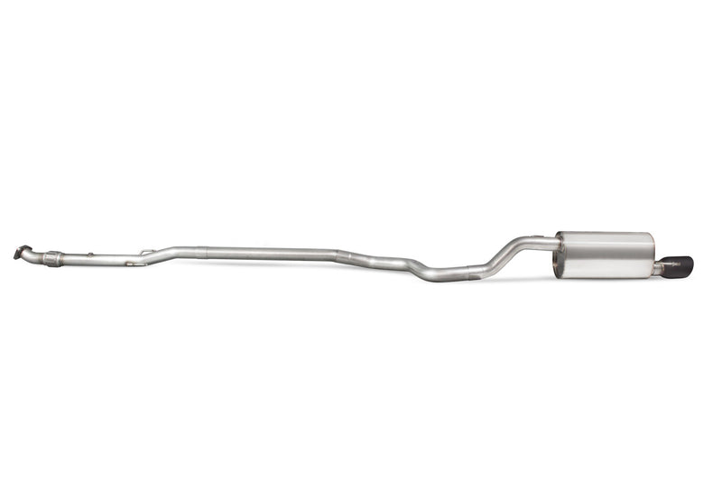 Scorpion cat-back udstødning til Opel Corsa E 1.0T NON GPF Model, Daytona Ceramic, set fra siden