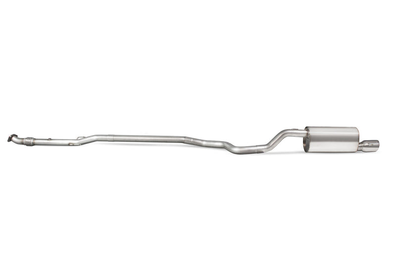 Scorpion cat-back udstødning til Opel Corsa E 1.0T NON GPF Model, Daytona, set fra siden