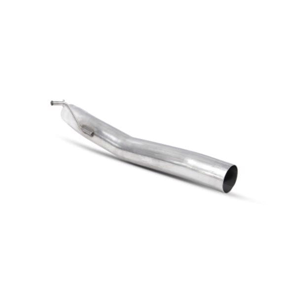 Scorpion Original Centre Silencer Delete Pipe i rustfrit stål til Audi SQ2, designet til at forbedre udstødningsflow og lyd.