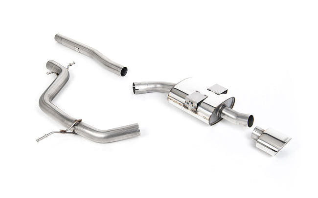 Milltek cat-back udstødning til Seat Leon FR 2.0 TDi 170PS DPF, polerede tips